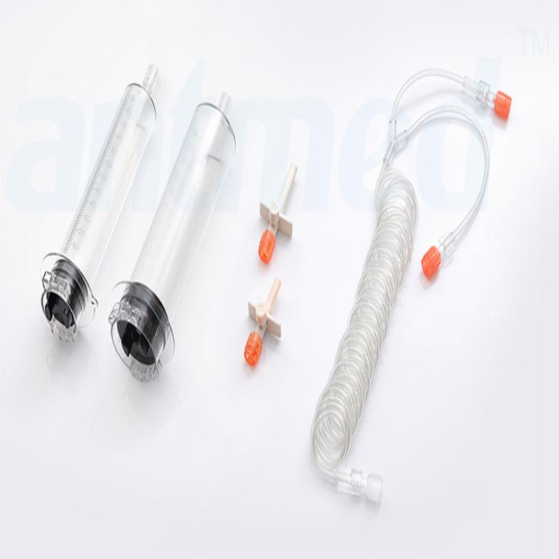 ШПРИЦ ВИСОКОГО ТИСКУ 100302 у складі: 115мл шприц(1шт),65мл шприц(1шт), з’єднувальна трубка (1шт), вставка-шип(2шт), ДЛЯ ІН’ЄКЦ. СИСТЕМИ MEDRAD SPECTRIS SOLARIS